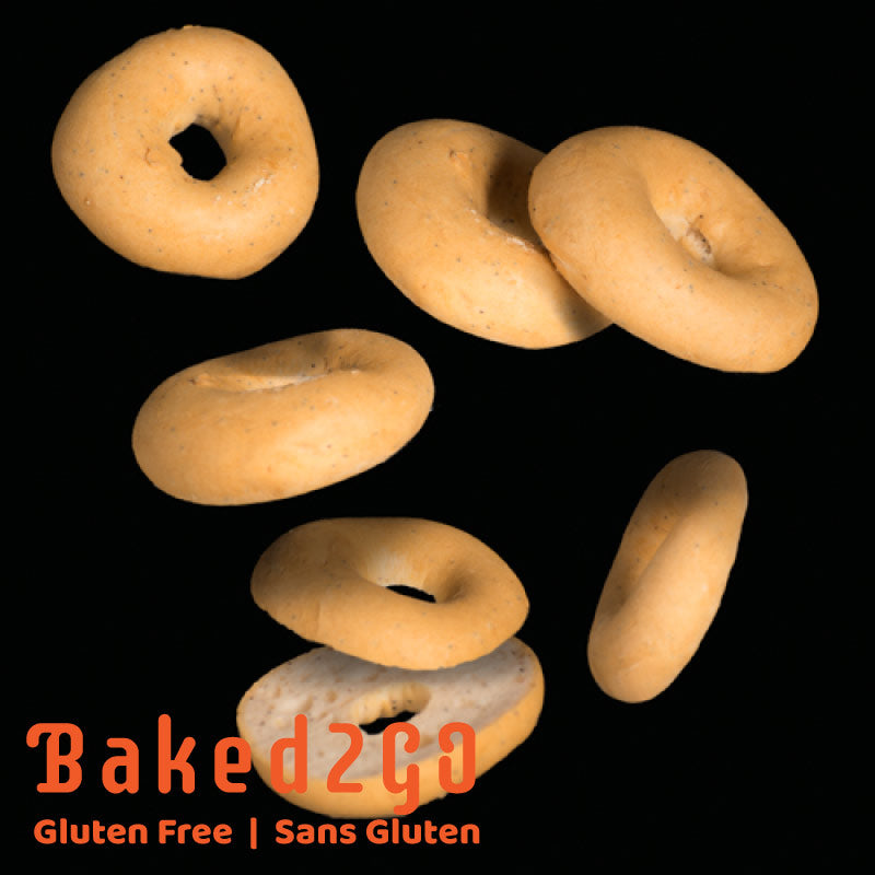 Baked2GO Gluten Free Bagels Sans Gluten 