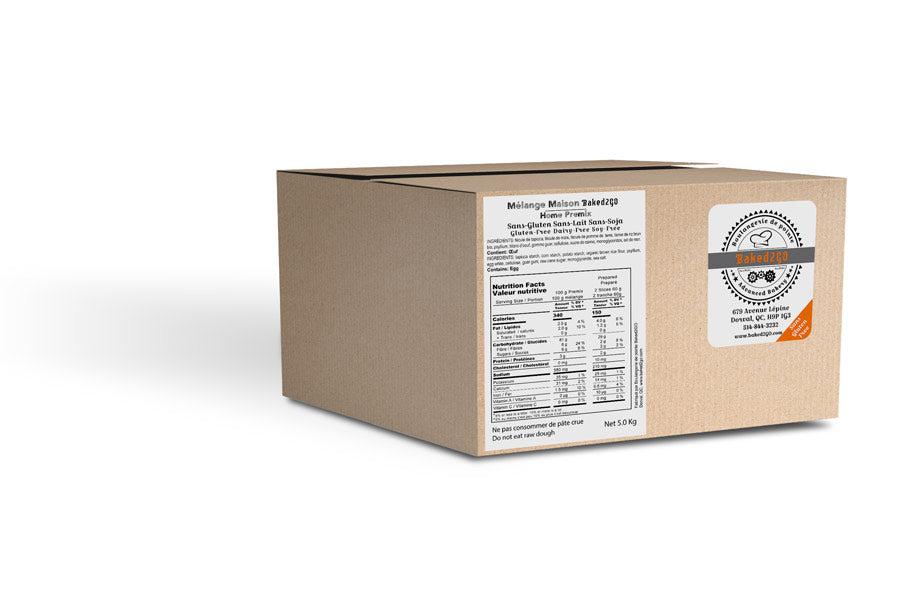 Mélange à Pain Sans Gluten Gluten Free Bread Premix Baked2Go