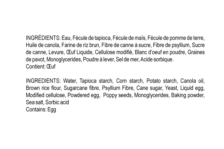 Bagels aux graines de pavot sans gluten